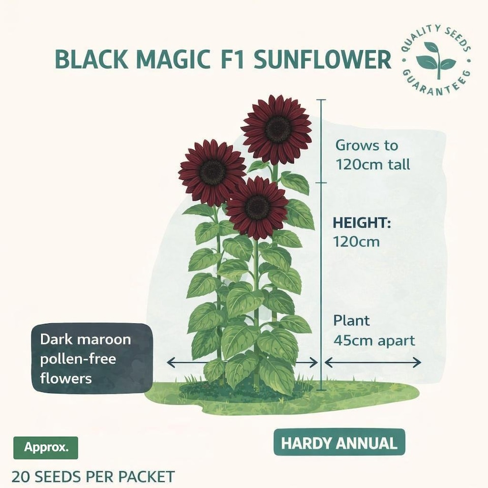 Fothergills Premium Sunflower Seeds - Black Magic - Tesco Groceries
