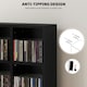 image 5 of HOMCOM DVD CD Media Storage Rack, Video Display Unit, 89 x 130.5 cm, Black