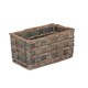 image 2 of Set of 4 Unlined Grey Scandi Storage Basket | Grey | Grey | Not provided