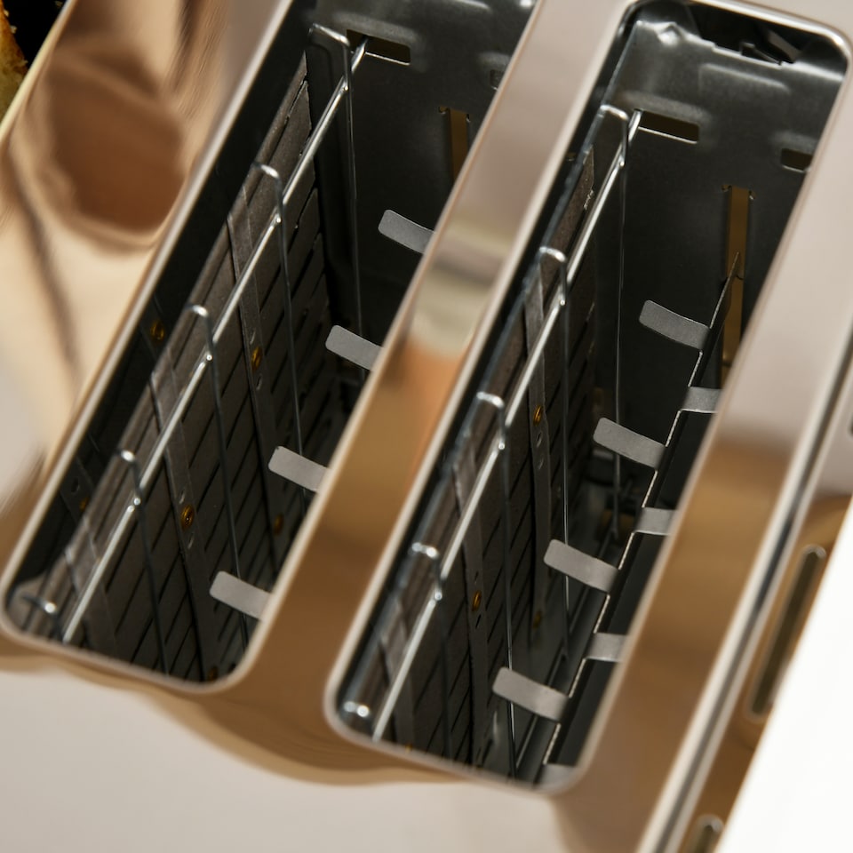 image 1 of HOMCOM Kettle and Toaster Sets, 3000W 1.7L Rapid Boil Kettle & 4 Slice Toaster with 7 Browning Controls, Defrost, Reheat and Crumb Tray, UK Otter thermostat, Cream White