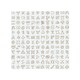 image 1 of Viking Ritual Symbols Splash Back | White