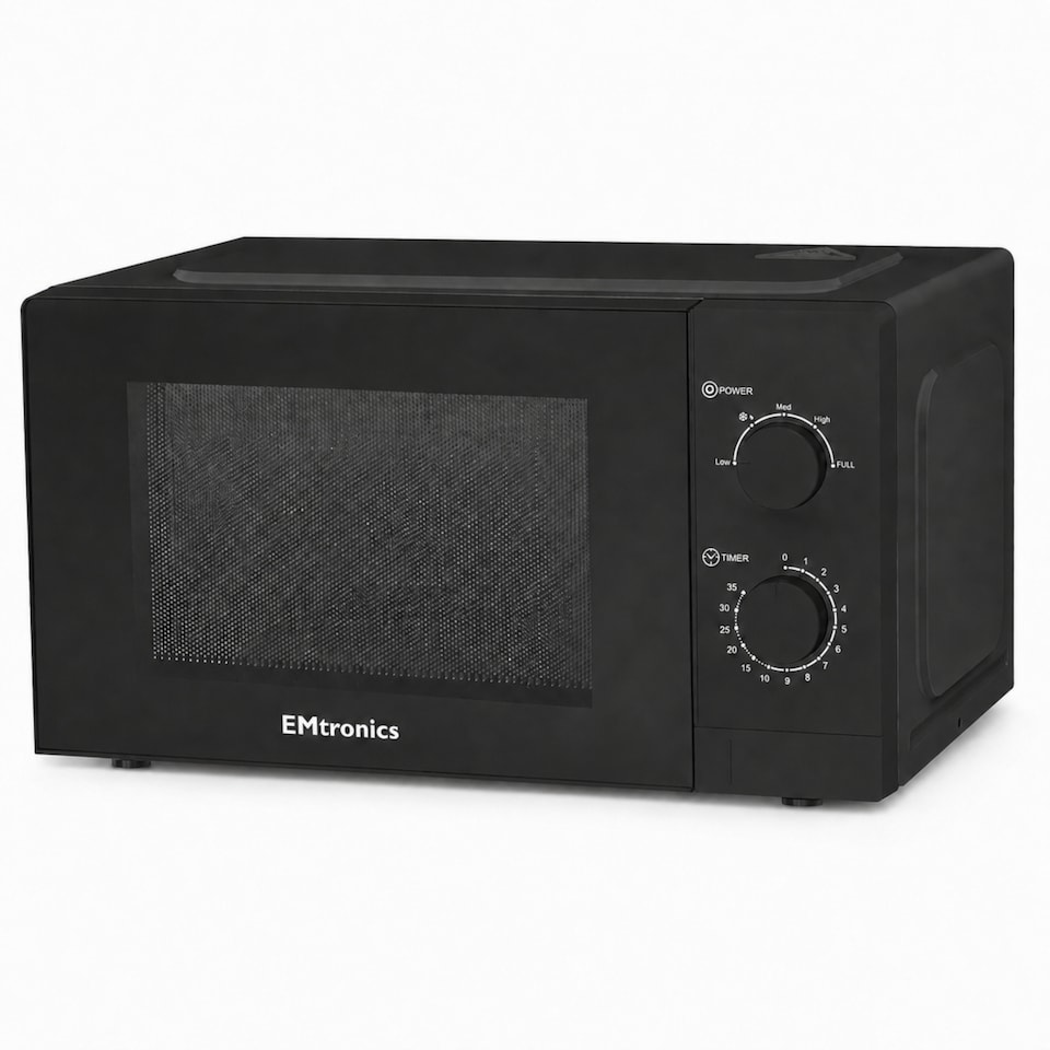 image 1 of EMtronics 20L 700W Microwave - Black