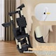 image 6 of Yaheetech 163 cm Large Cat Tower with Condos Platform Perch Black