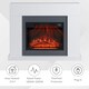 image 6 of HOMCOM Electric Fireplace Suite w/ Remote Control Overheat Protection, 2000W