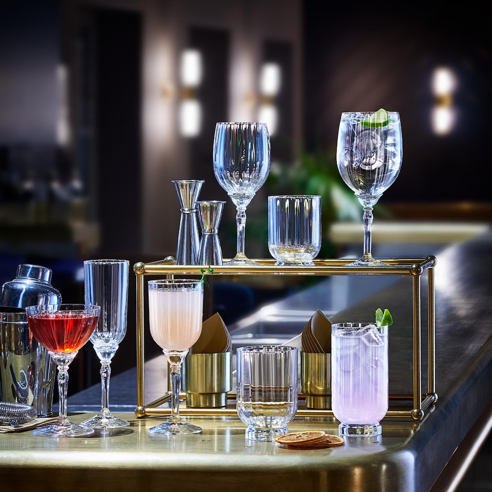 image 1 of Bormioli Rocco Florian Champagne Cocktail Saucers - 240ml - Clear - Pack of 6