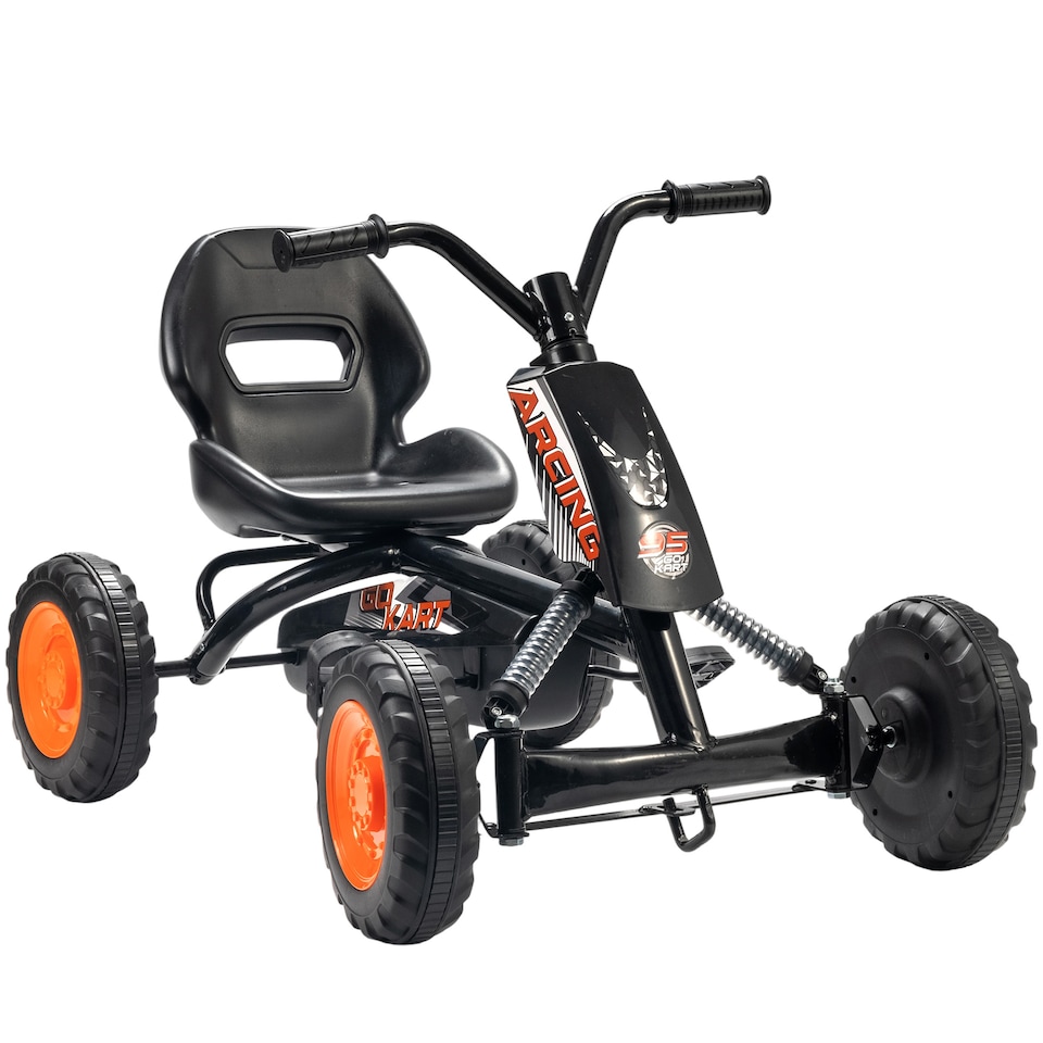 image 1 of AIYAPLAY Pedal Go Kart, Go Kart for Kids Ages 2-5 Years, Black