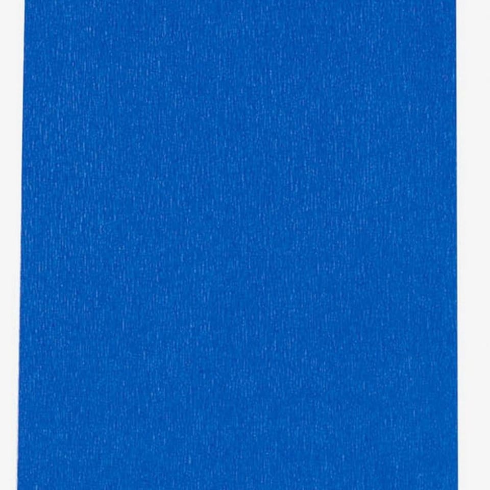 County Stationery Plain Crepe Paper - Blue - One Size