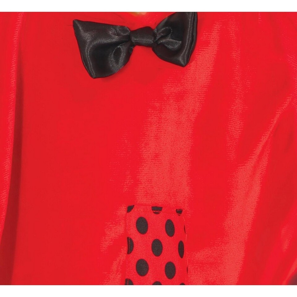 image 1 of Fiestas Guirca Baby Demon Costume Poncho Set | Red | Red | 18-24 mths | 1