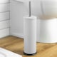 image 5 of Harbour Housewares Round Toilet Brush - Matt White White