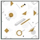 image 1 of Trendy geometric elements (Picture Frame) Grey / L