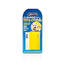 Johnsons Veterinary Grooming & Flea Comb - Yellow - One Size