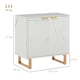 image 3 of HOMCOM Sideboard, Buffet Cabinet with 2 Doors and Adjustable Shelves, White White