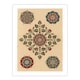 image 3 of GA and MA Audsley Framed Wall Art Vintage Stylised Rose Flower Pattern