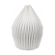 image 1 of ValueLights Astrid Geometric Origami Teardrop Pleat Lamp Shade | White
