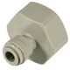 image 1 of SPARES2GO Female Adaptor 1/4" Push Fit x 3/4" BSP for American Fridge Freezer Water Pipe (Pack of 1)