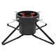 image 1 of Neo Christmas Tree Stand for Real Trees up to 8ft Extra Large Heavy Duty Metal Base | Black | Black