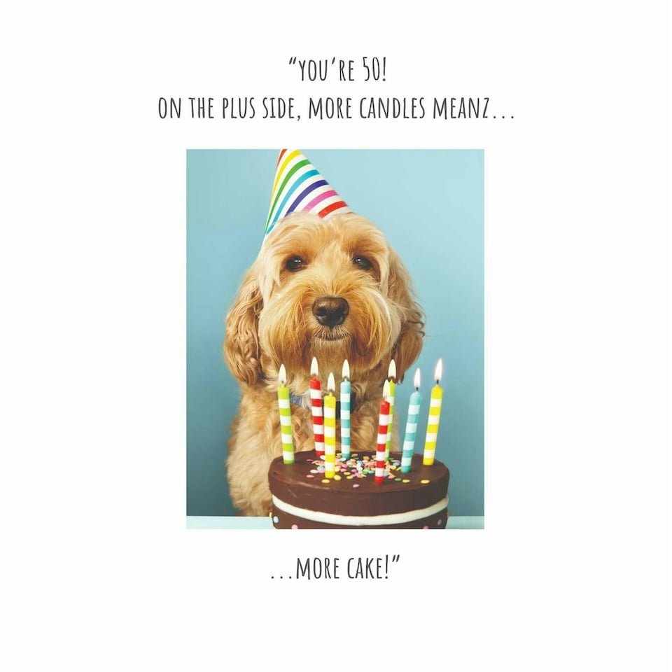 Click, Like & Share, 50th Birthday Card for Her, Age 50 Birthday Card, Funny 50th Birthday Card for a Girl