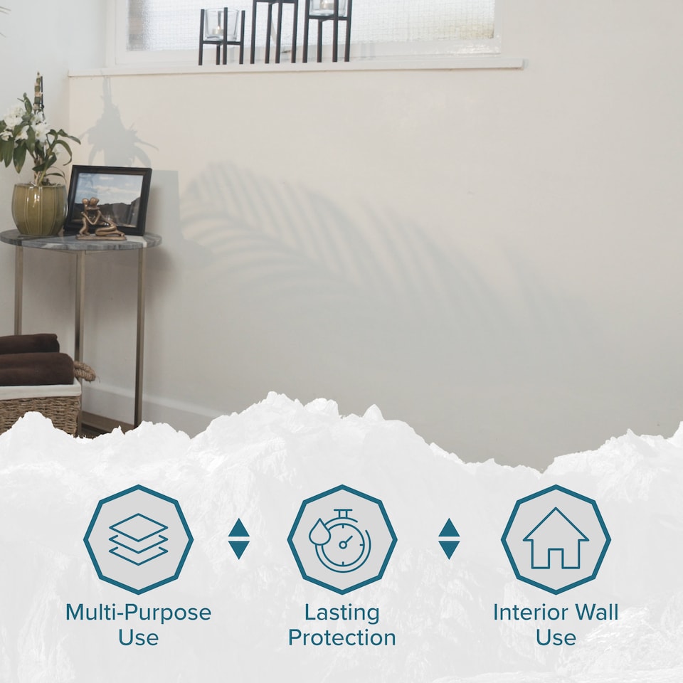 image 1 of Polar Damp Seal Paint Water Based Low Odour Matt | Cream | Magnolia | 1 litre