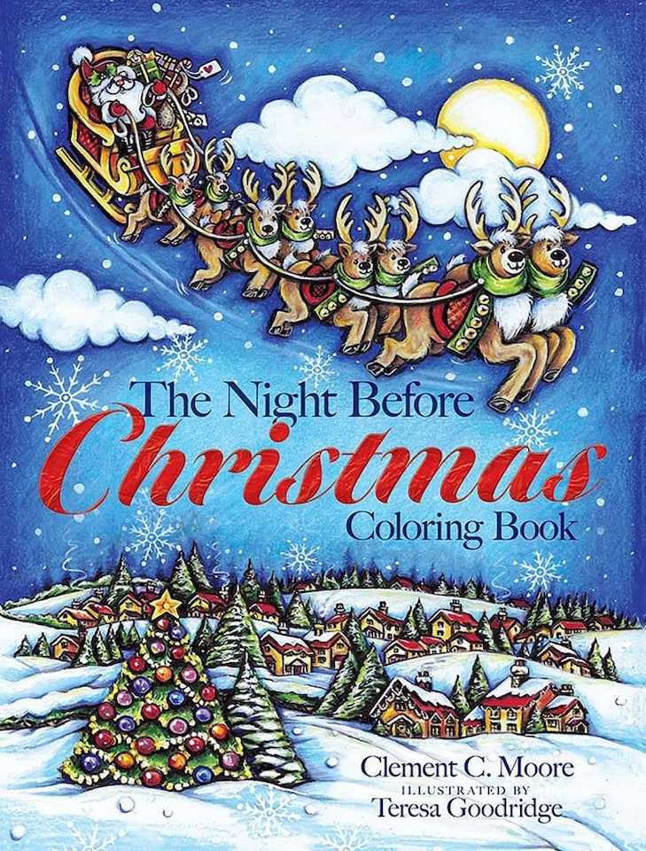 The Night Before Christmas Coloring Book by Clement C. Moore
