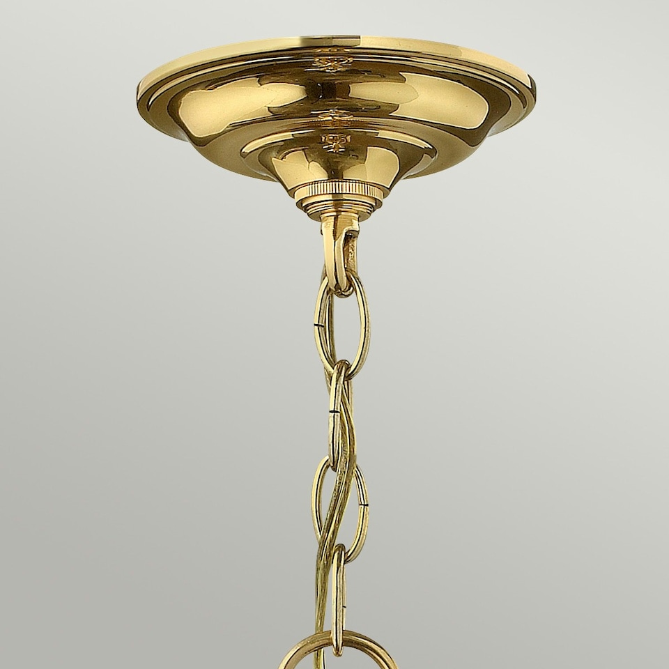 image 1 of Gentry 4 Light Medium Ceiling Lantern Pendant Polished Brass, E14