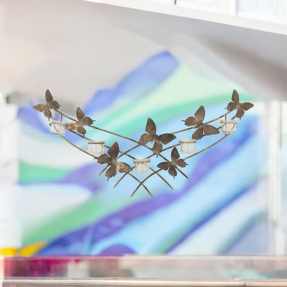 image 1 of Candle Holder - Metal - L8 x W38 x H79 cm