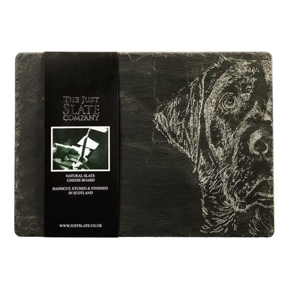 image 1 of The Just Slate Company Labrador Slate Cheese Board