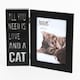 image 2 of All you need is love and a cat' LED Black Photo Frame