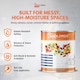 image 4 of Landlords Paint - Kitchen & Bathroom Paint - Mould Resistant, Washable & Durable - Brown - 2.5L