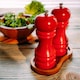 image 3 of Tala Lacquered Acacia Mill Rest for Salt & Pepper Mills