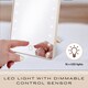image 2 of Sensio LED Mirror & Jade Roller Gift Set Cream