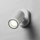 image 5 of CGC SOLIS White Single GU10 Ceiling Spotlight with Halo Ring Adjustable Spot Bar White