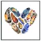 image 3 of Boho tribal heart (Picutre Frame) Brown | S