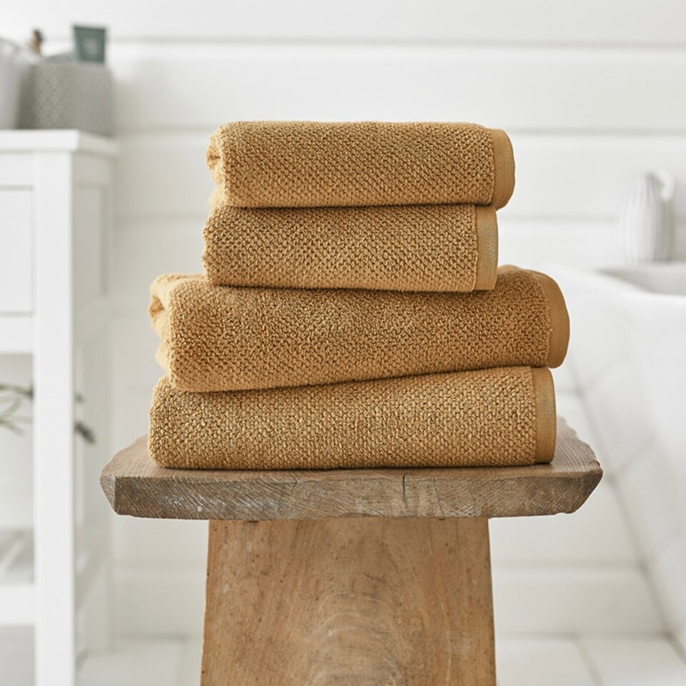 image 1 of Romeo 100% Cotton Absorbent Soft Bathroom Towels - Hand, Bath, Sheet Brown | Sand | Hand towel