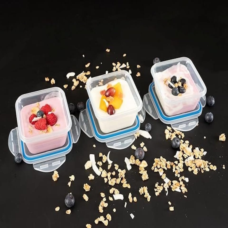 image 1 of Addis Clip Tight 300ml Food Containers (3pk)