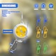 image 4 of GEEZY Portable Washing Line Travel Laundry Rope White