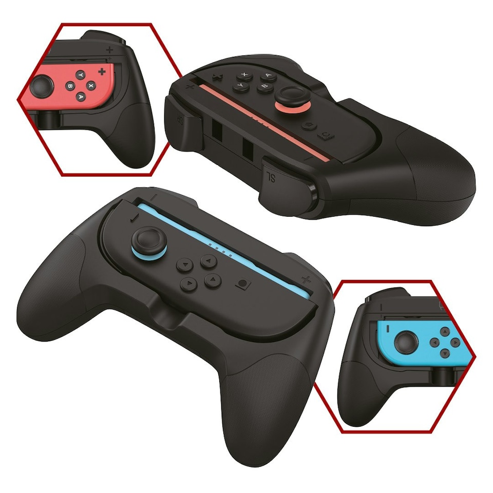 image 1 of Venom Nintendo Switch 2 Joy-Con Controller Adaptor Twin Pack Black | One Size