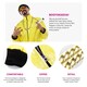 image 2 of 90's Rapper Costume - Hat, Glasses, Goatee, Chain & Spliff Yellow | XL