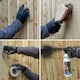 image 4 of Roxil Wood Stain Preserver 1L Spray (Charcoal) for Decking, Fence, Shed, Furniture