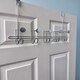 image 1 of Showerdrape Moretti Chrome Over Door Storage Hooks