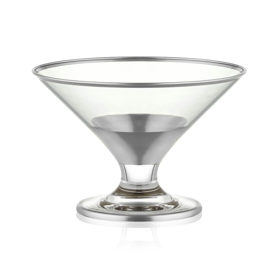 image 1 of Glam Series Silver Dessert Bowls (Set of 6)