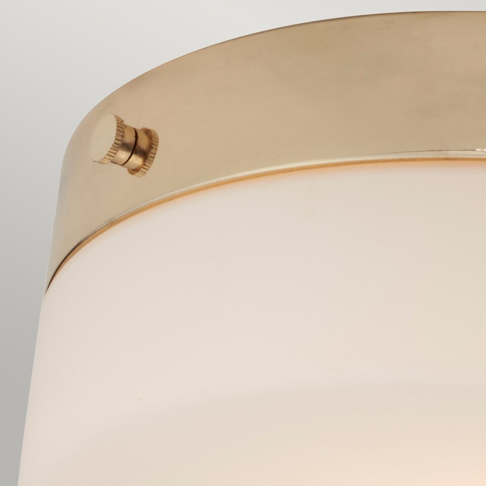 image 1 of Tamar 1 Light Large Flush Light - Polished Gold