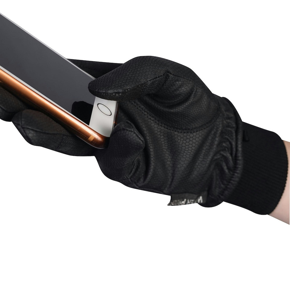 image 1 of Dublin Thinsulate Riding Gloves - Black - XS Black | XS