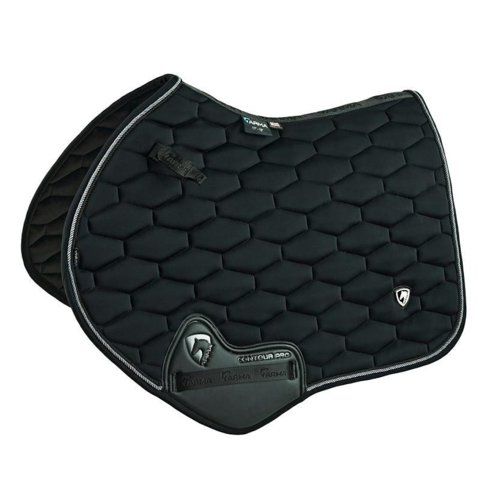 image 1 of Shires Arma Eltar Jump Saddlecloth White | Size: 15-16.5 Inch
Colour: White