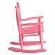 image 2 of Premier Kids Pink Rocking Chair, Non-Harmful Children's Chair, Easy to Balance Kiddie Chair, Adjustable Playroom Chair