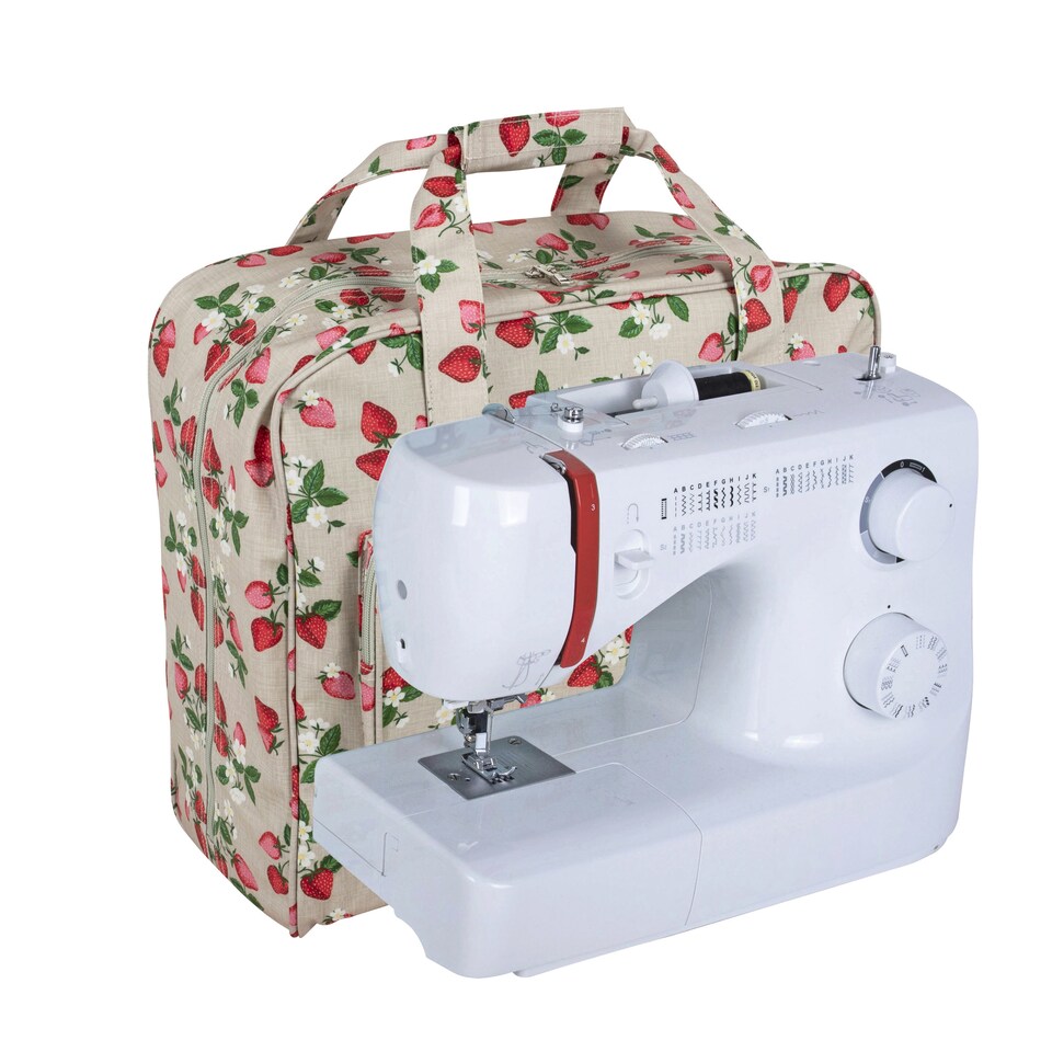 image 1 of Hobby Gift Sewing Machine Bag, Printed, Strawberries