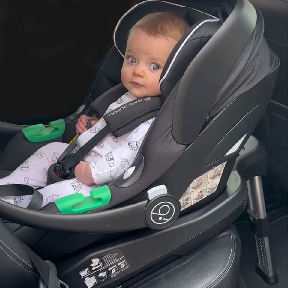 image 1 of Stratus i-Size Car Seat - R129 Safety Standard, from Birth to 15 Months (Approx.), Side Impact Protection, Pop-Out Panels, UPF 50+ Hood & Newborn Liner