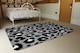 image 3 of Silver Leopard Print Rug | Multi