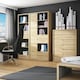 image 5 of Shetland Tall Wide 1 Door 4 Drawer Bookcase