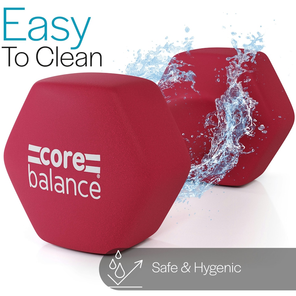 image 1 of Neoprene Hex Dumbbells (8kg)