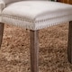 image 9 of Romsey Set of 2 Modern Velvet Dining Chairs with Knocker Ring